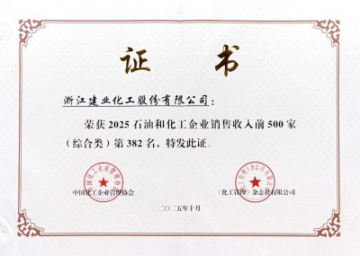 石油和化工企业销售收入前500家(综合类)